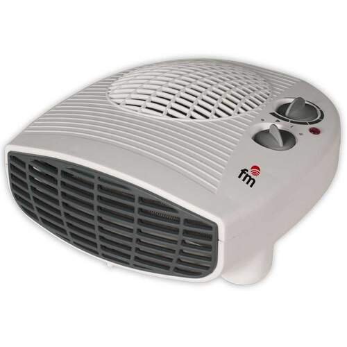 Calefactor Eléctrico FM T22  2000/1000W, Termostato regulable