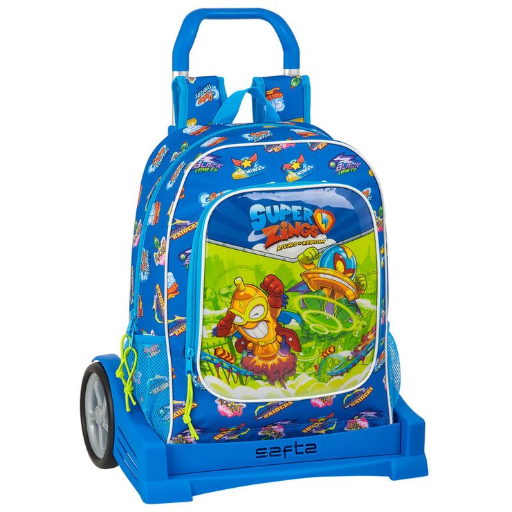 Safta Superzings - Neceser Escolar Infantil Mediano Con Asa, Neceser  Infantil, Adaptable A Carro, Ideal Para Niños